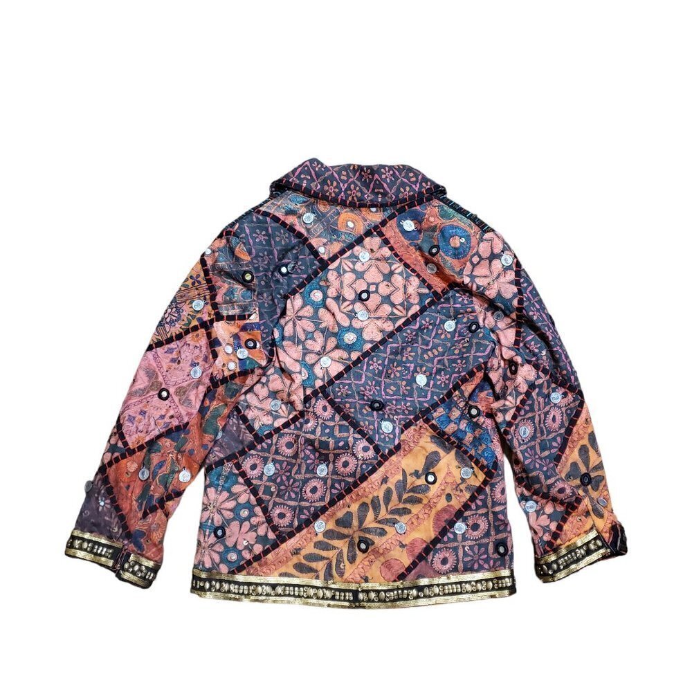 Soft Surroundings Ruby Embellished Patchwork Berb… - image 2